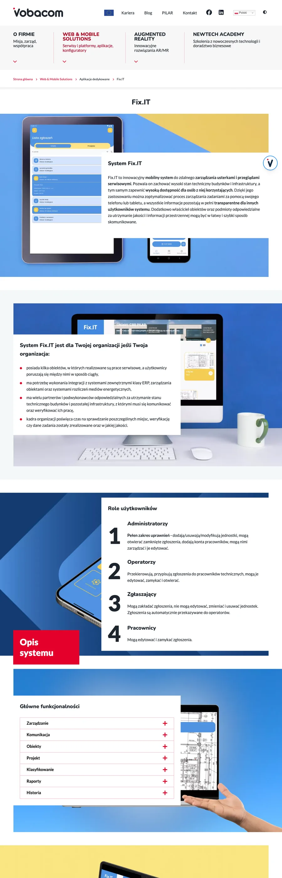 Fix.IT - system zarządzania usterkami obiektów